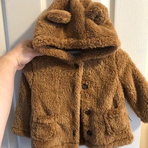 Old Navy 🐻 Bear Ears Baby Coat